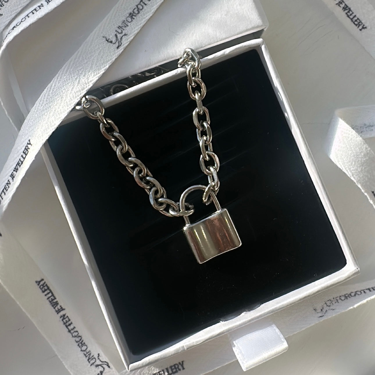 Engravable chunky padlock