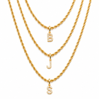 Diamanté Baby Initial Necklace