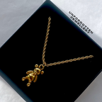Golden Bear Necklace