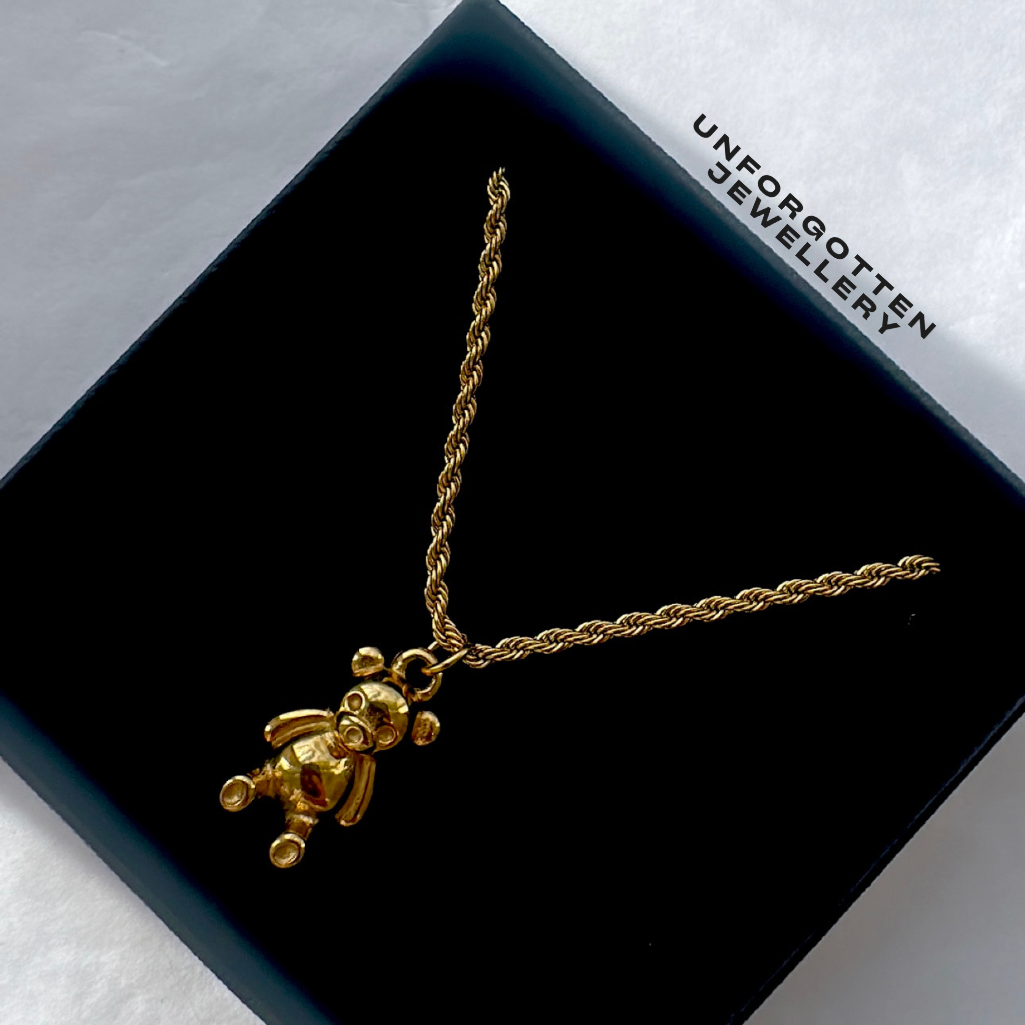Golden Bear Necklace