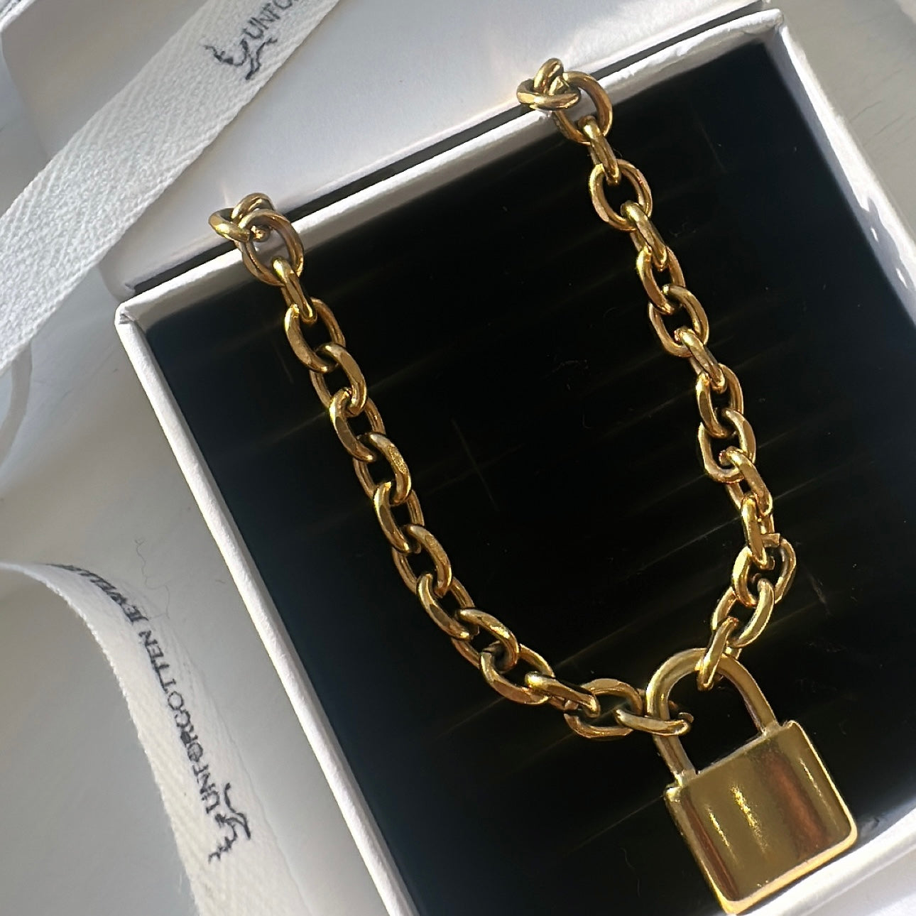 Engravable chunky padlock