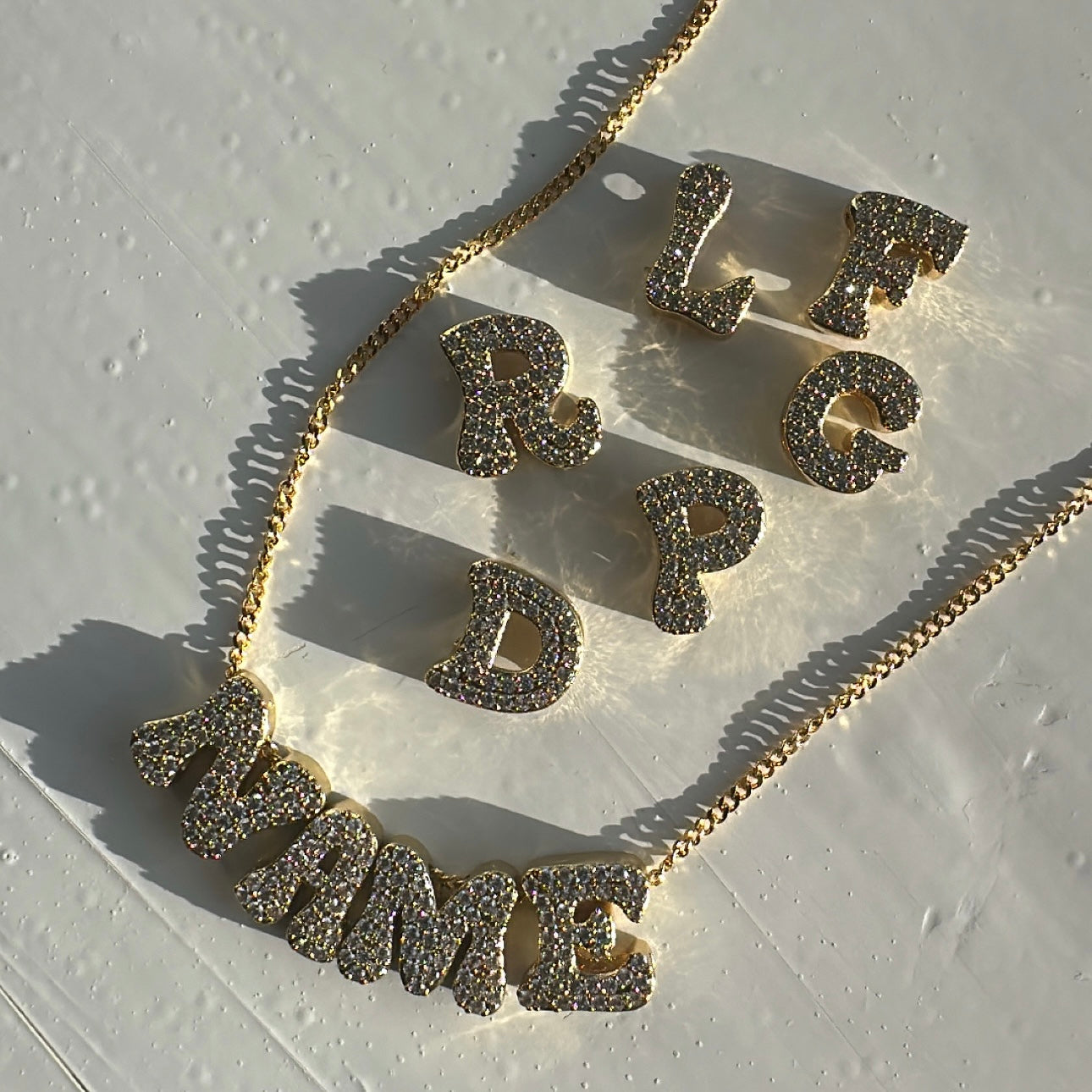 Midi Bubble Diamanté Necklace