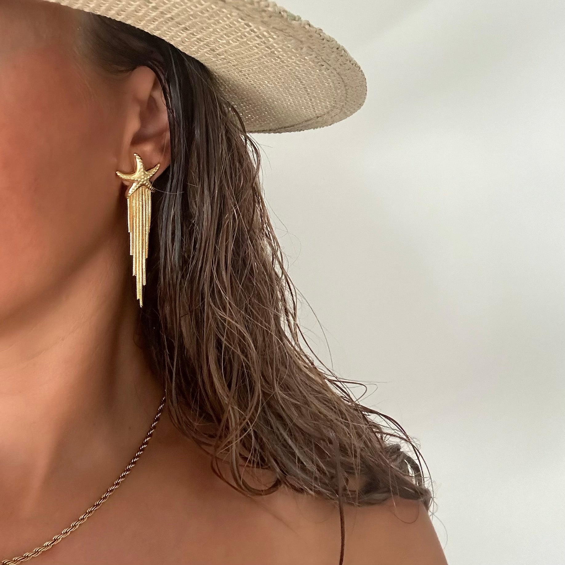 Starfish Tassel Drop