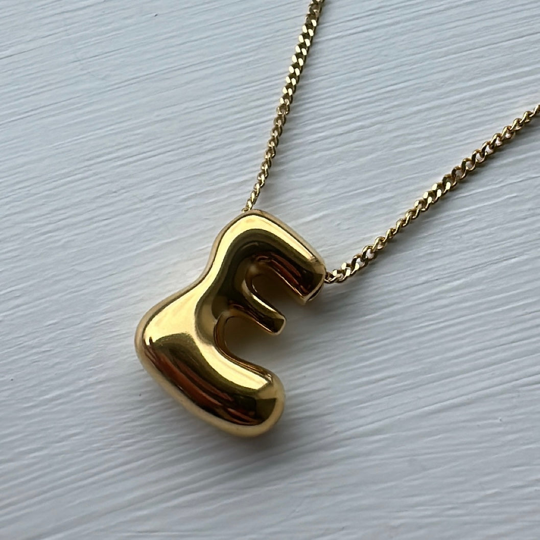 Melted Bubble personalised necklace