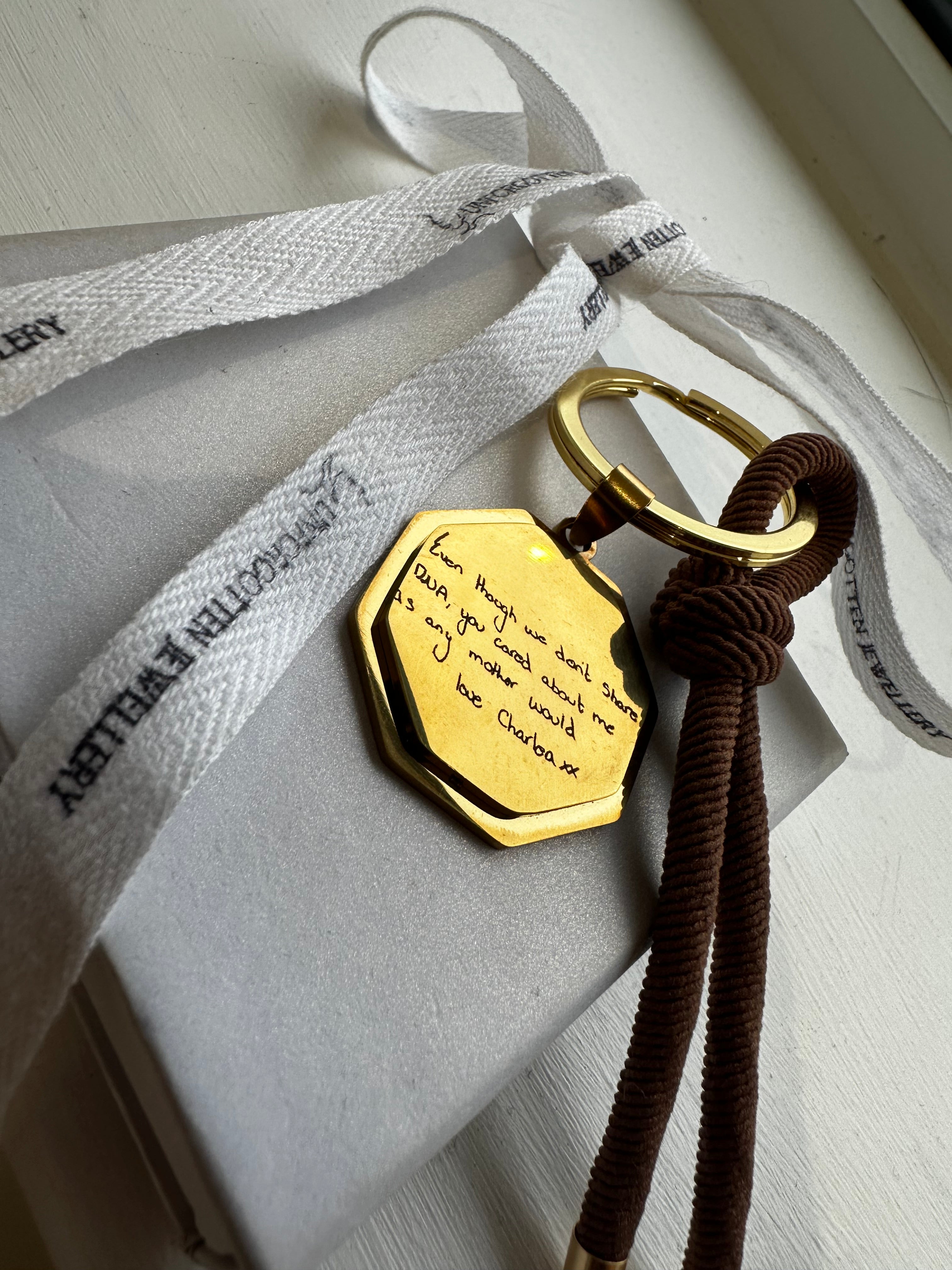 Engravable keyring