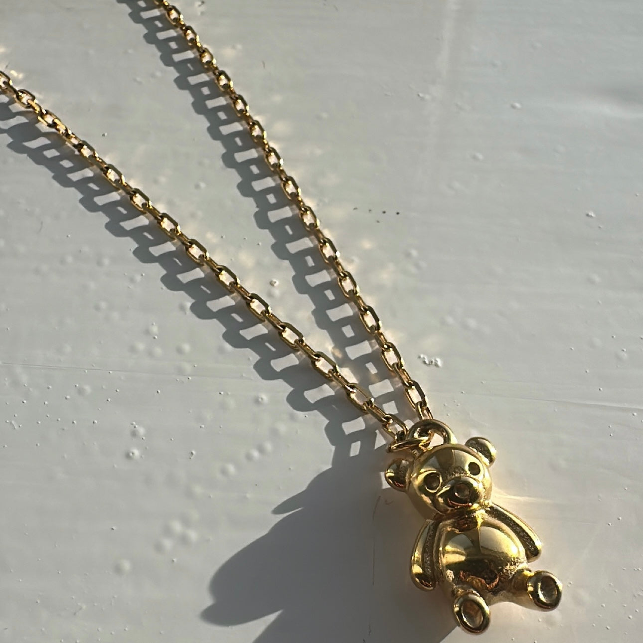 Golden Bear Necklace