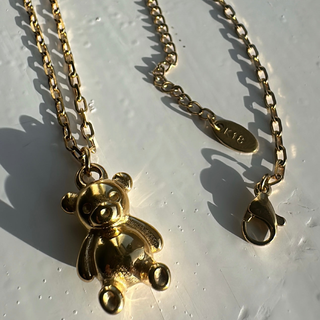 Golden Bear Necklace