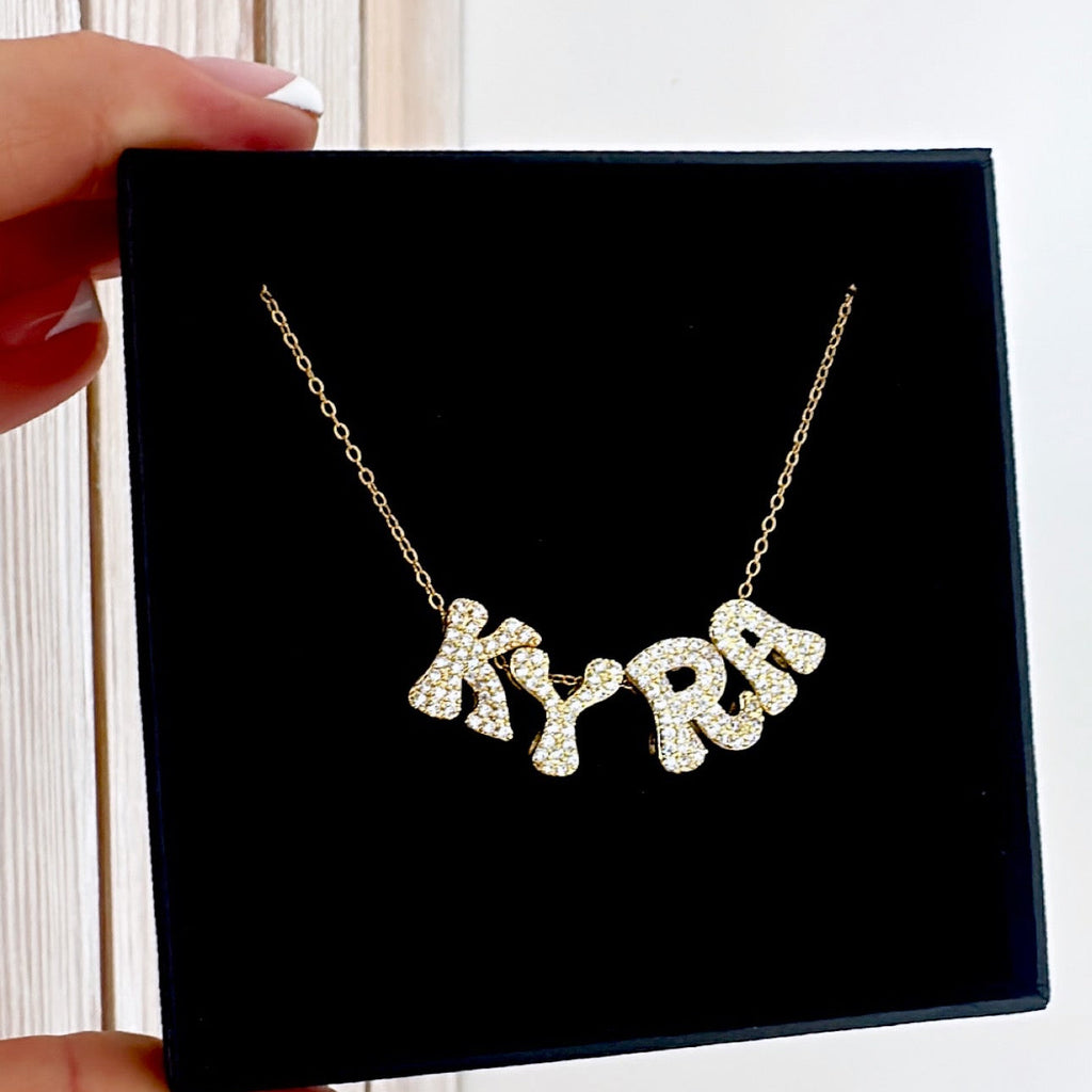 Midi Bubble Diamanté Necklace