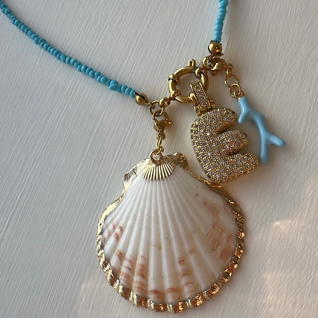 Ocean charm builder necklace