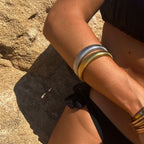 Yellow&White Gold Duo Bangle