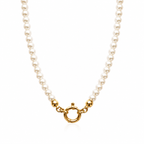 Pearl charm builder necklace