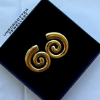 Swirl Stud Earrings