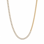Diamanté Snake Necklace