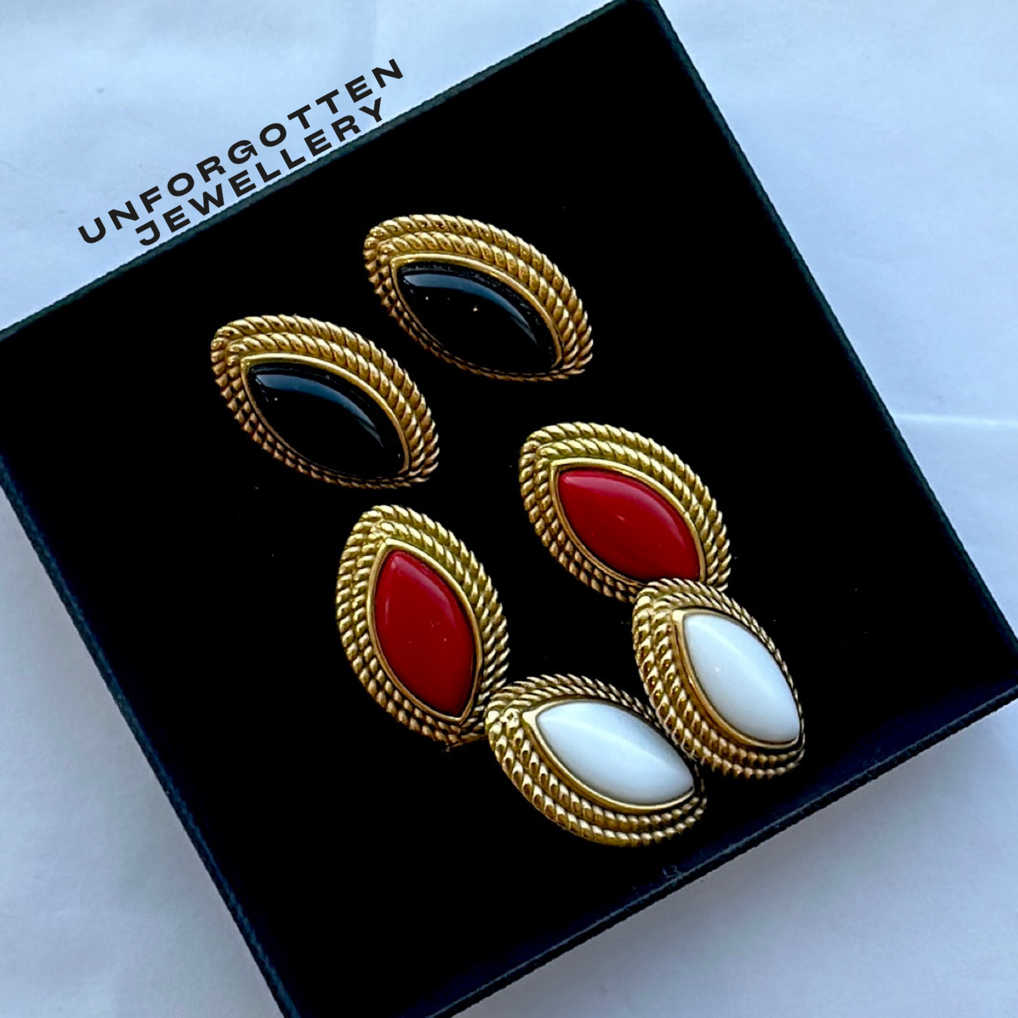 Vintage Oval Earrings