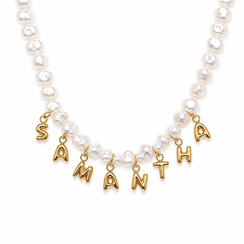Personalised Pearl Necklace