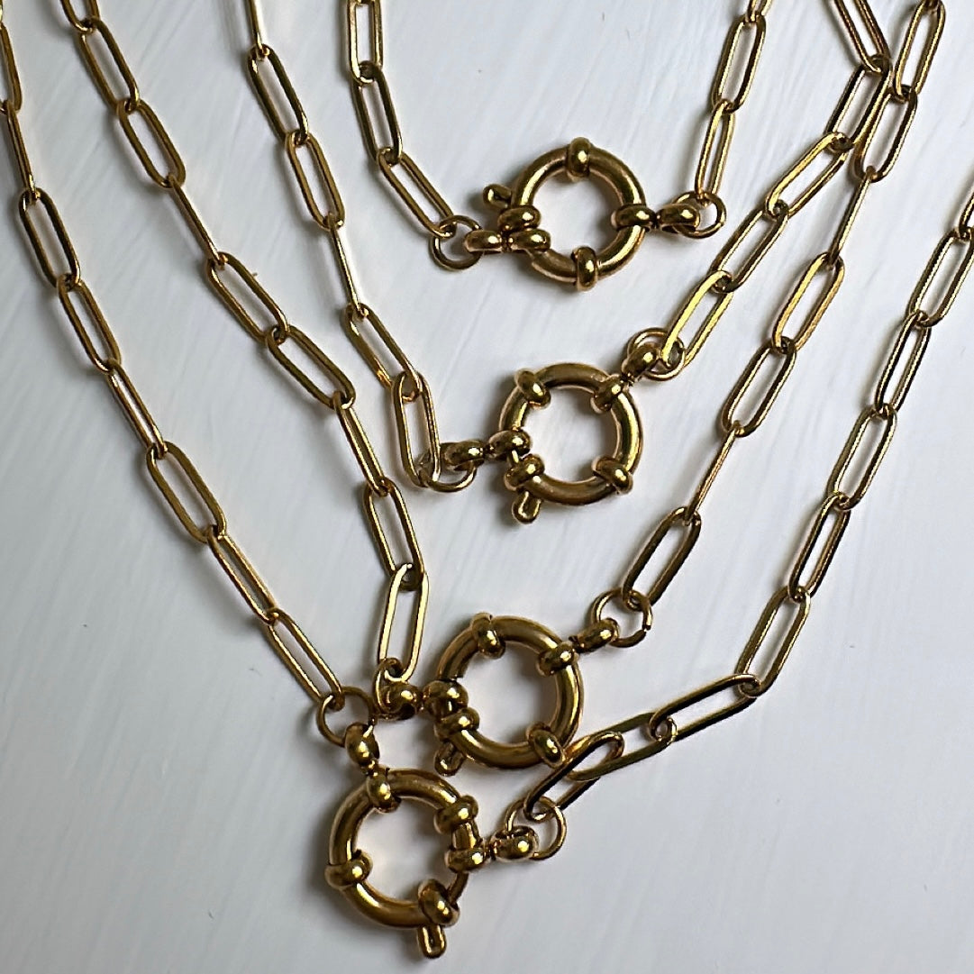 Paperclip charm builder Necklace