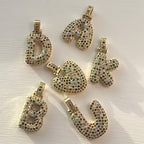 Coloured Bubble initial charm only