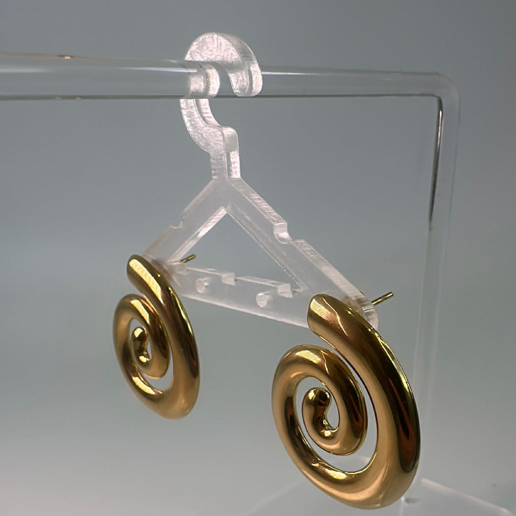 Swirl Stud Earrings