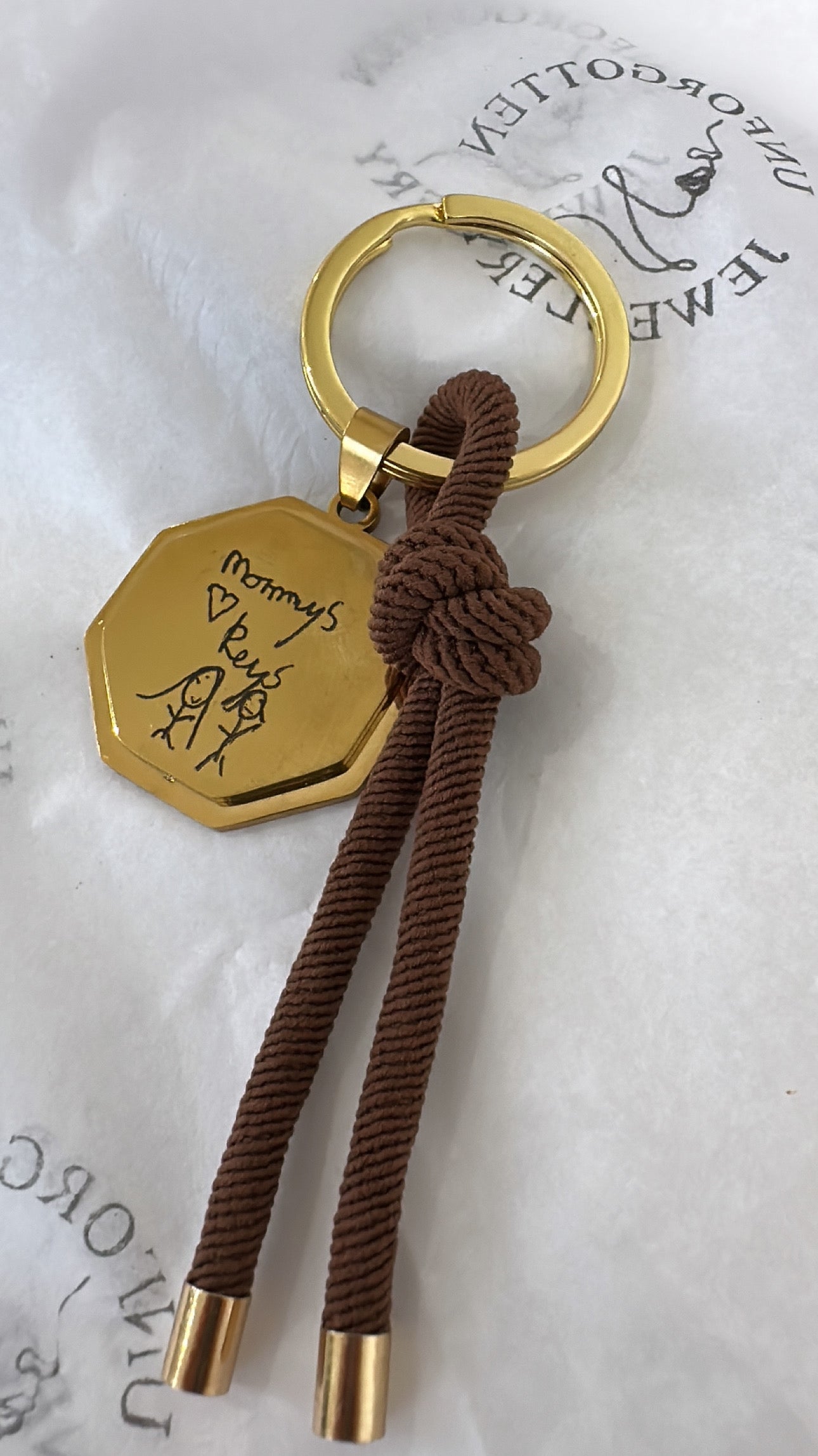 Engravable keyring