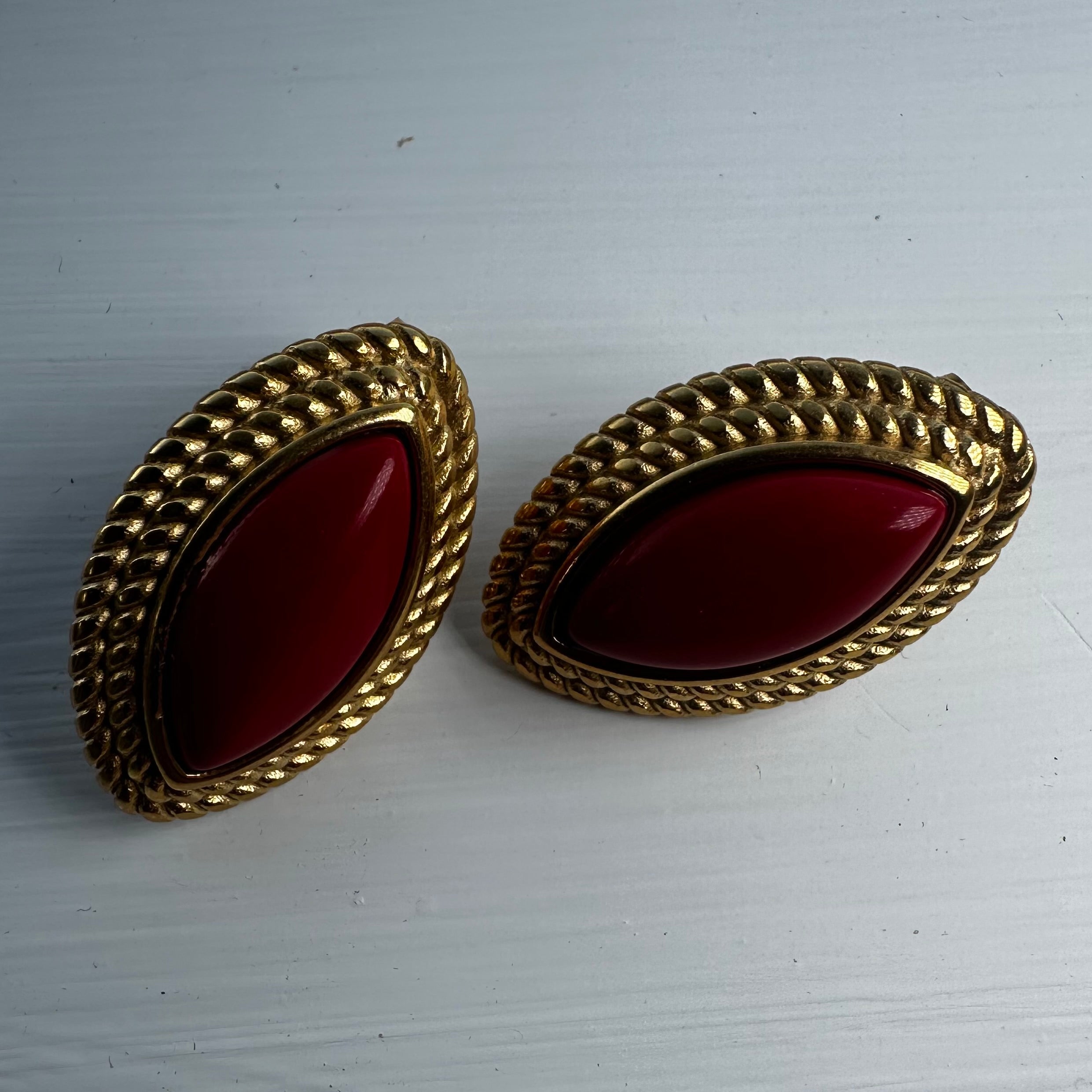 Vintage Oval Earrings
