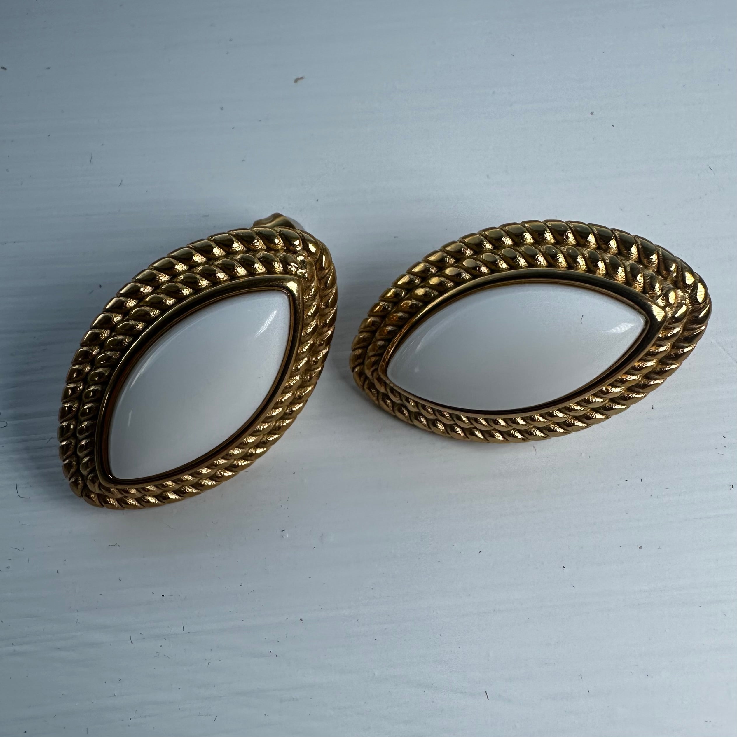 Vintage Oval Earrings