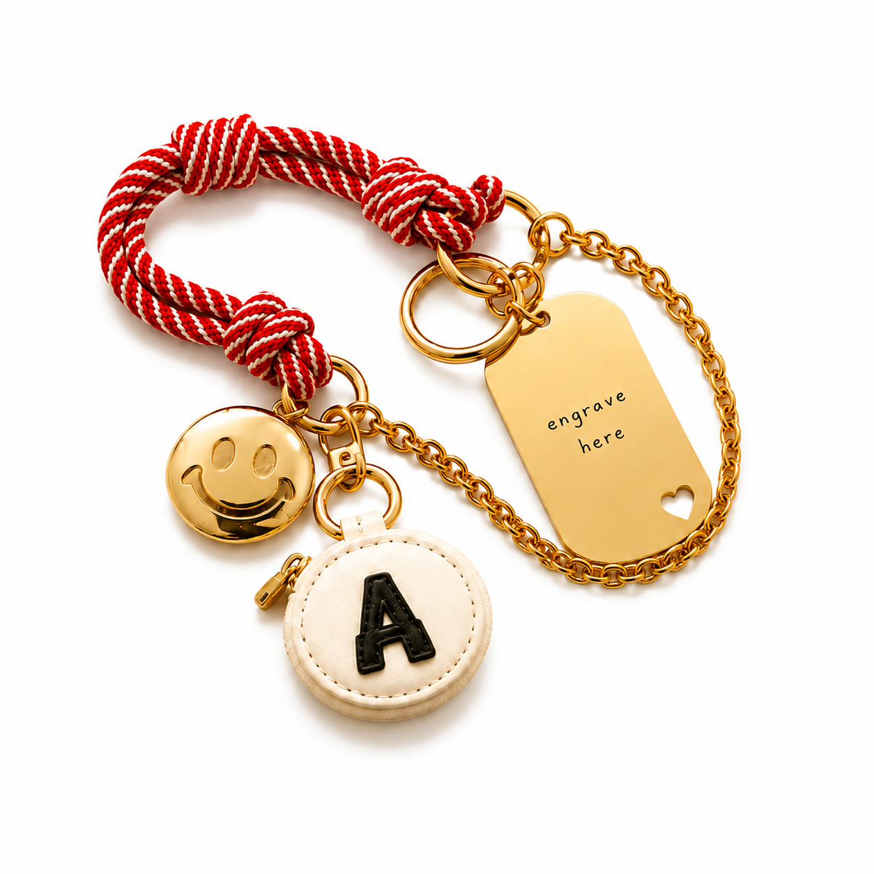 The Personalised Happy Keys Charm