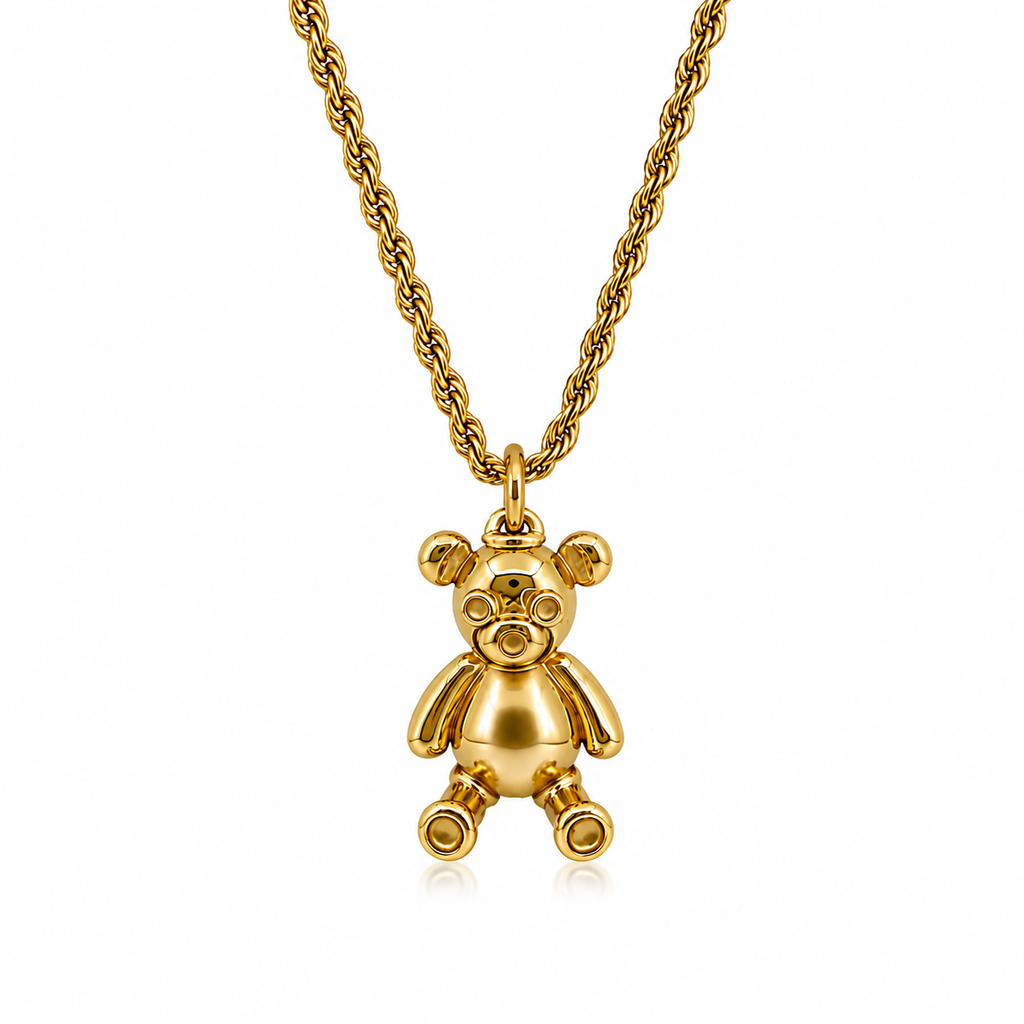 Golden Bear Necklace