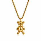 Golden Bear Necklace