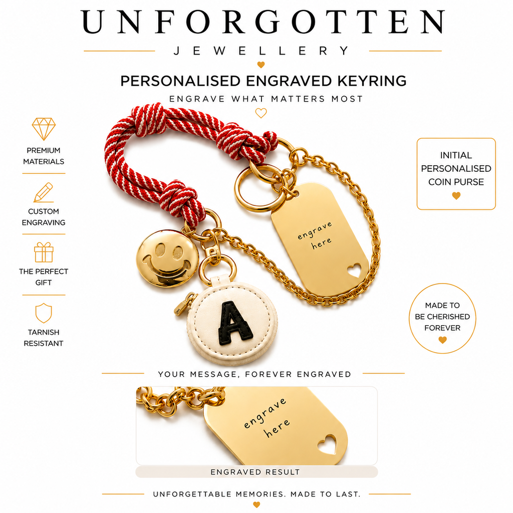 The Personalised Happy Keys Charm