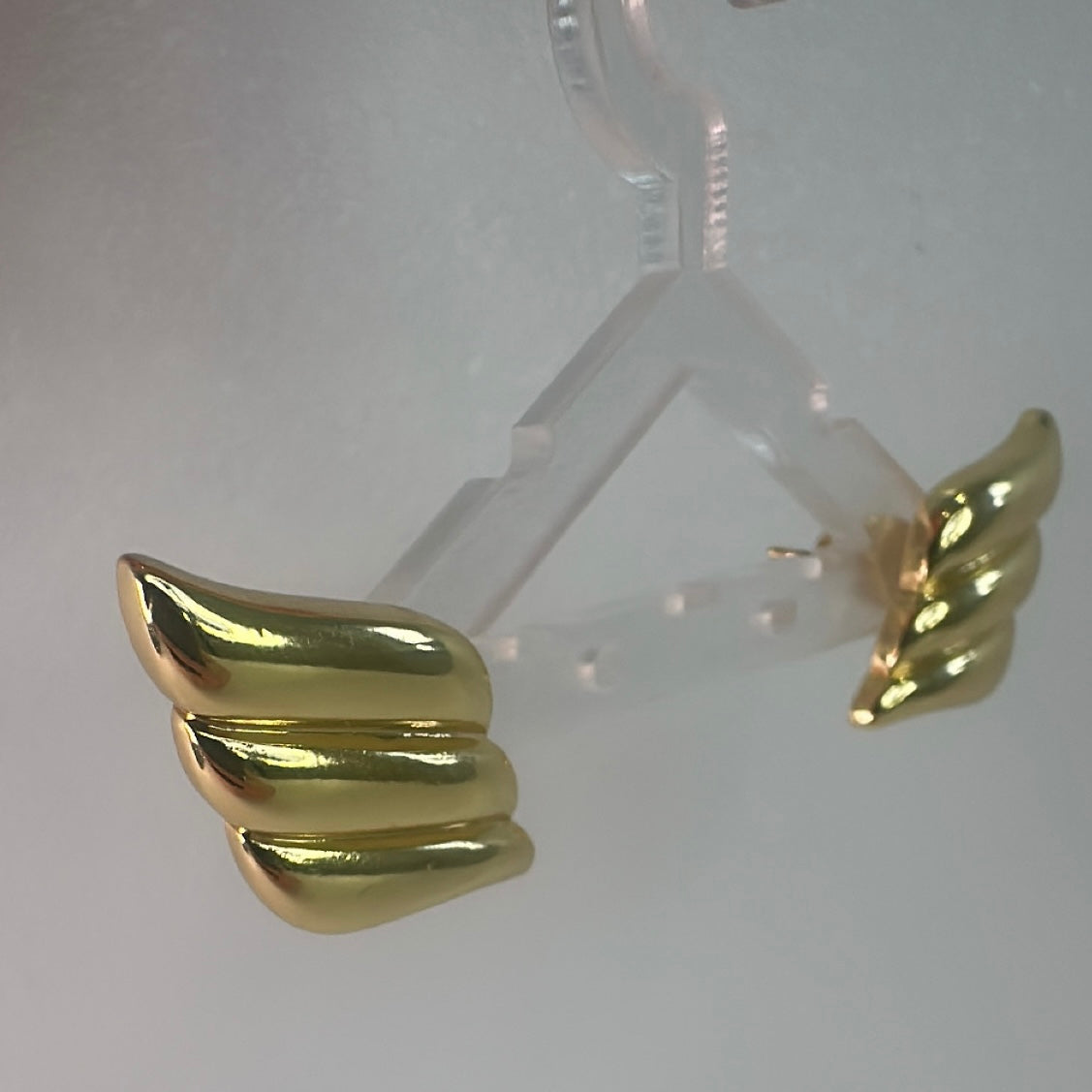 Mini Angel Wing Stud