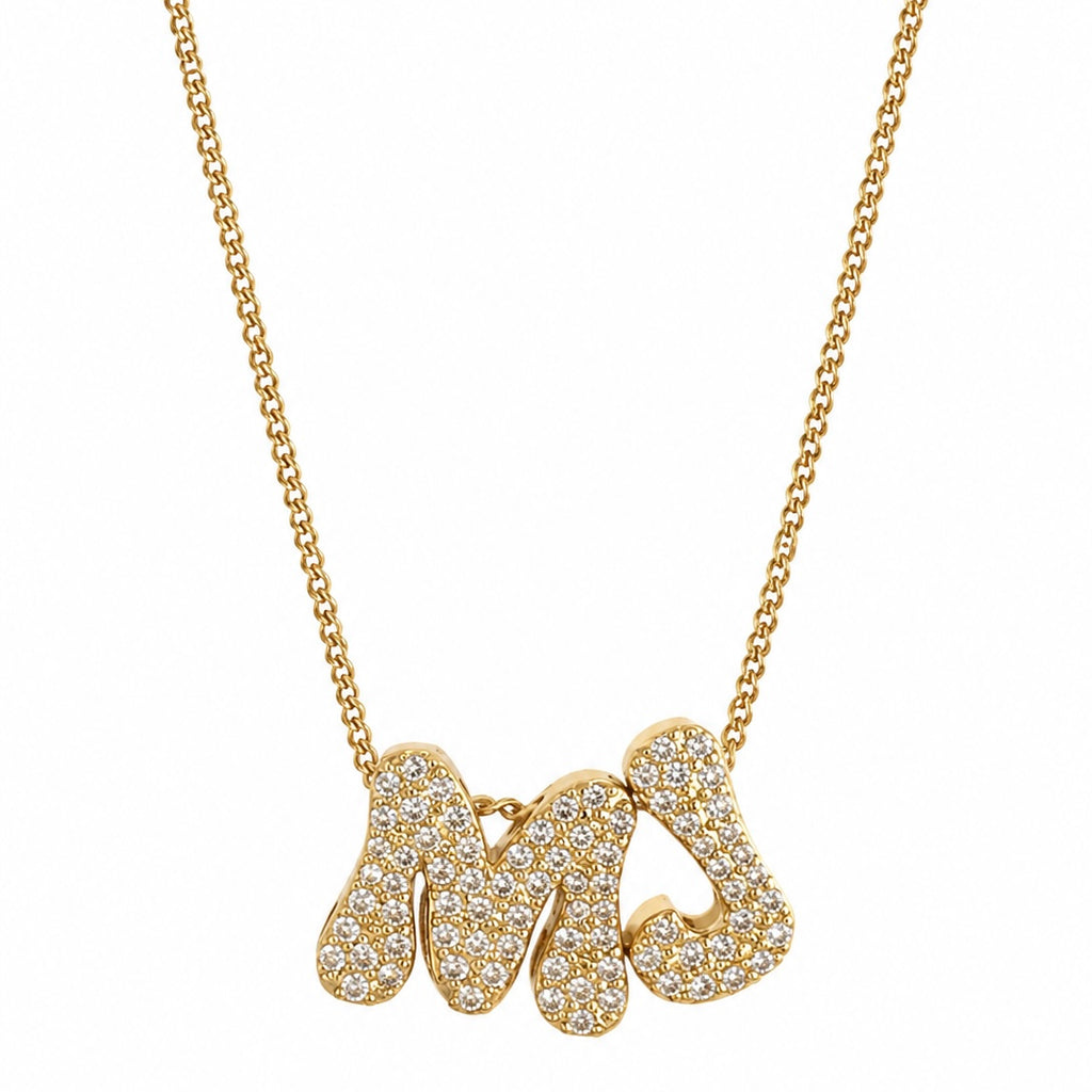 Midi Bubble Diamanté Necklace