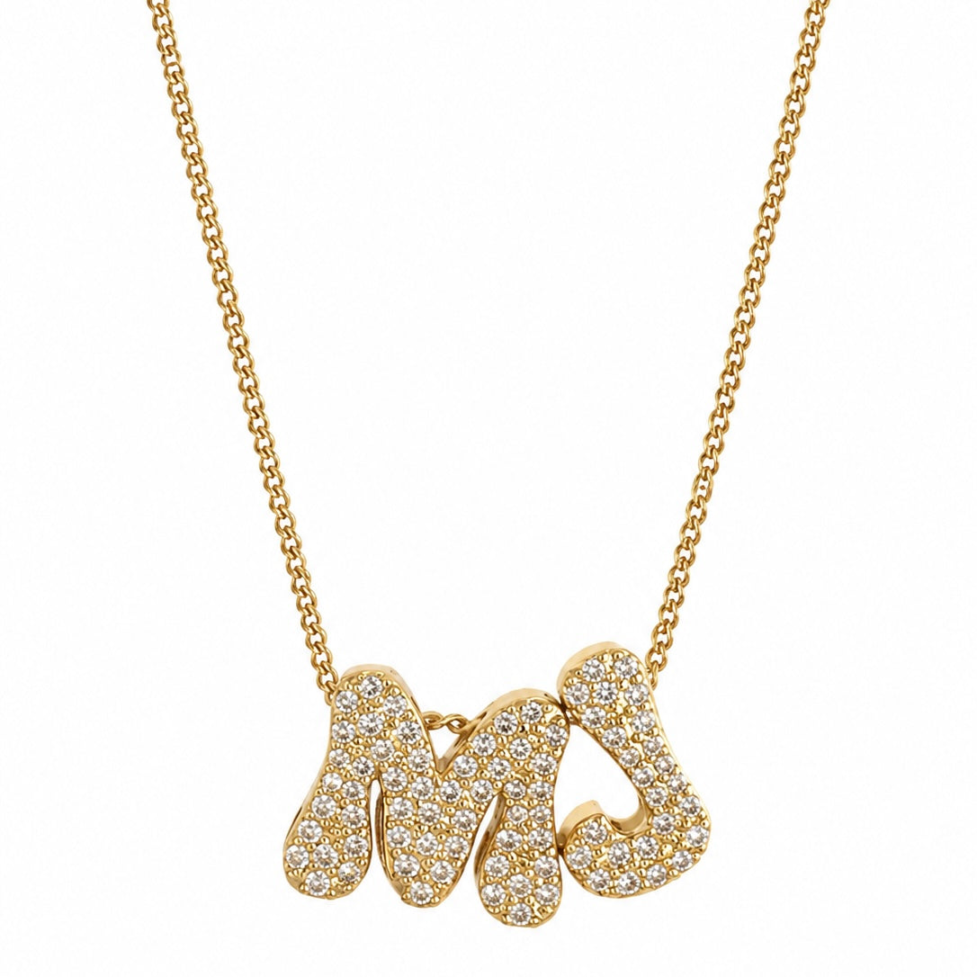Midi Bubble Diamanté Necklace