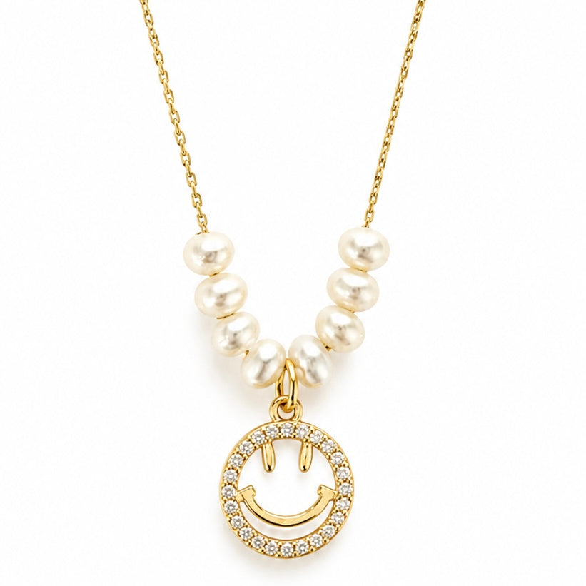 Pearl Smiley Necklace