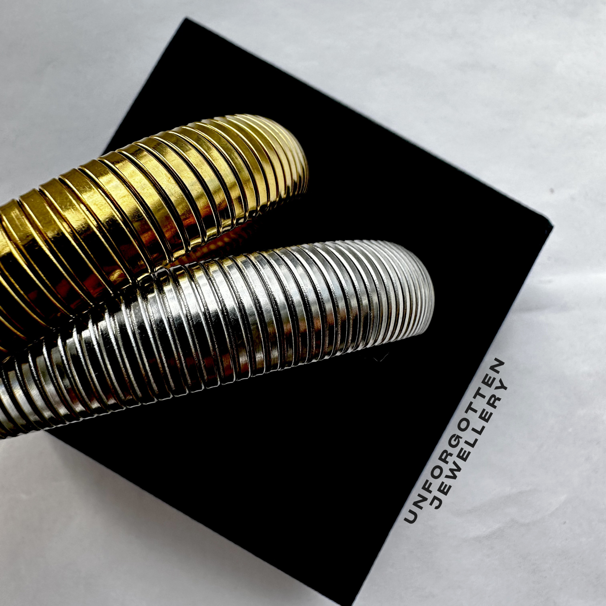 Yellow&White Gold Duo Bangle