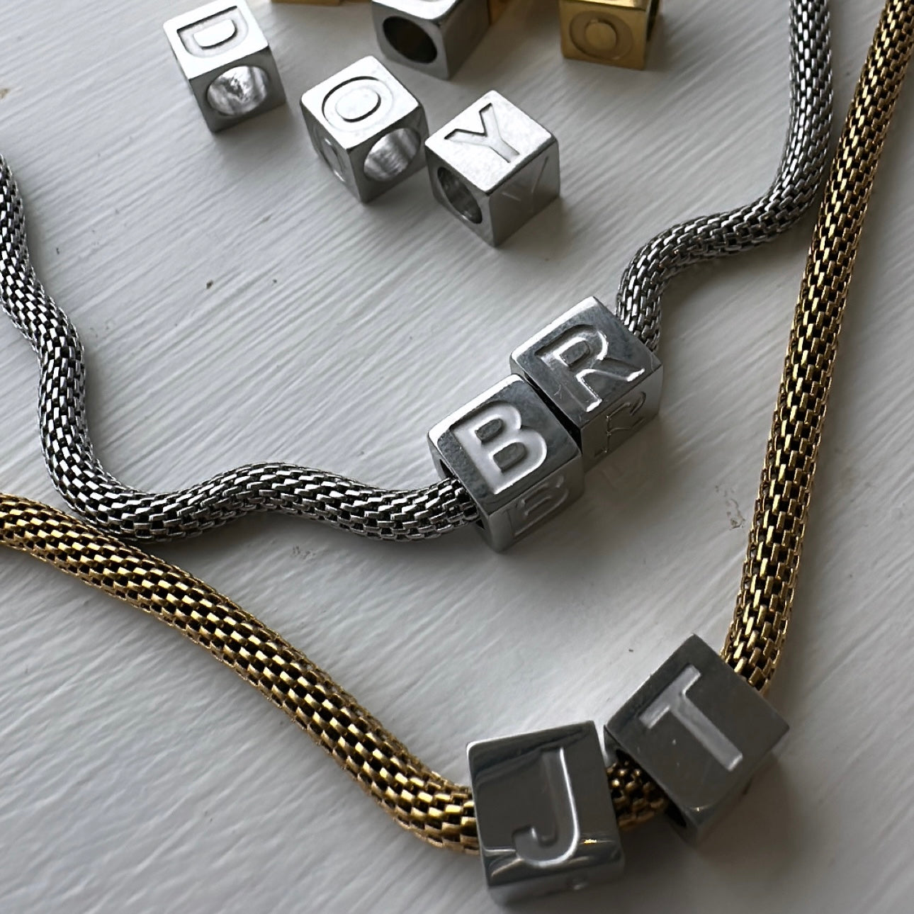 Personalised Cubes Necklace