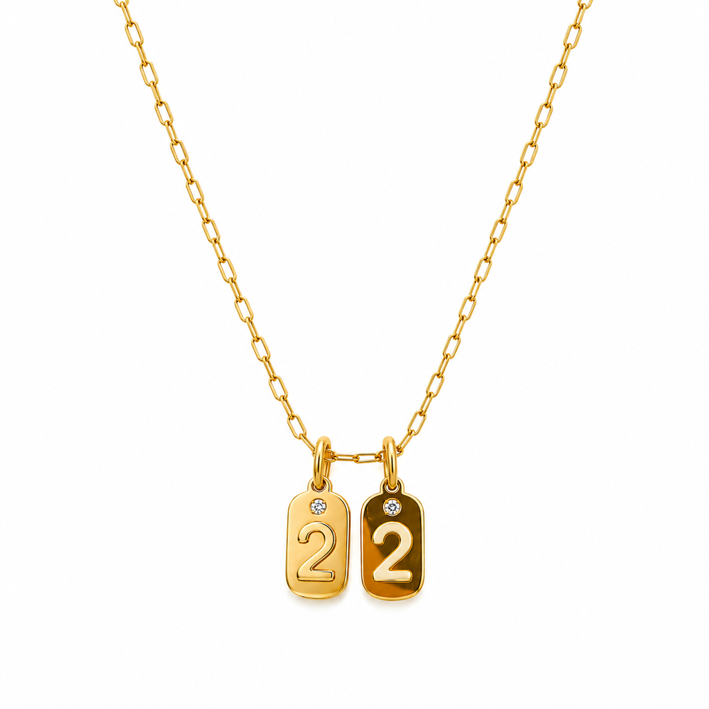 The Number Tag Necklace