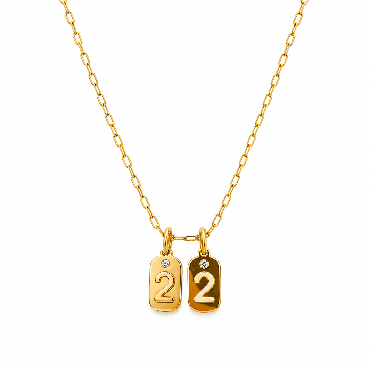 The Number Tag Necklace