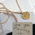 Engraved Classic Heart Pendant Necklace