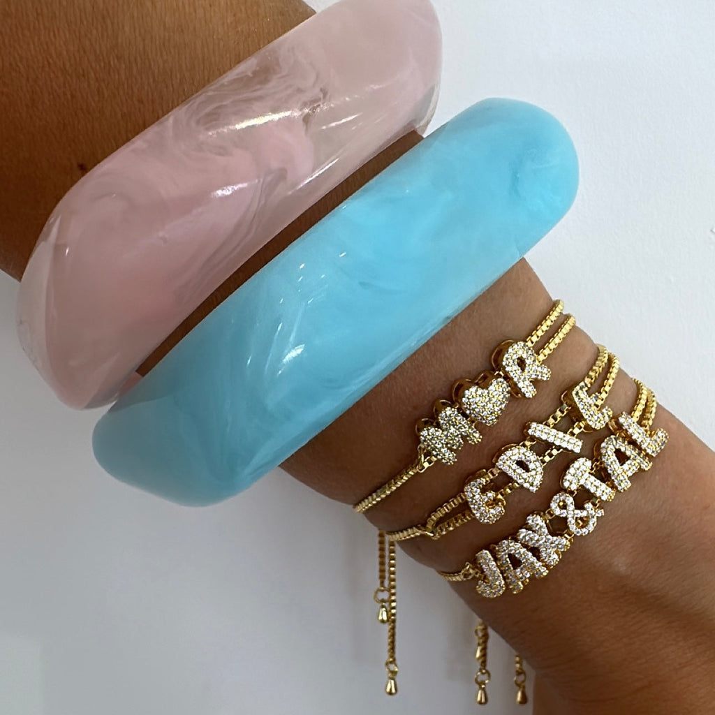 Mini Diamanté bubble bracelet