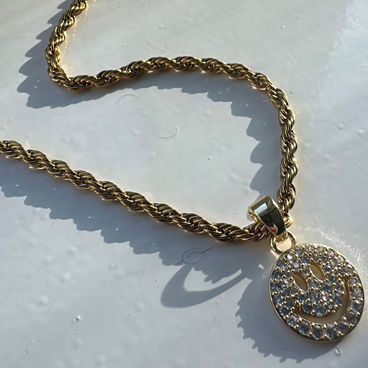 Diamanté smile Necklace