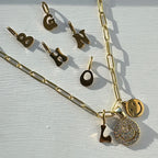 Double Smiley charm Necklace