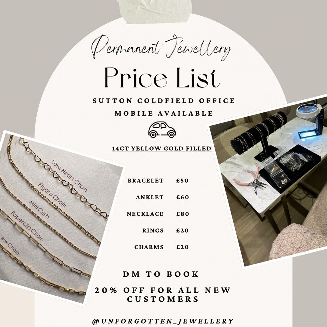 Book your Permanent Jewellery