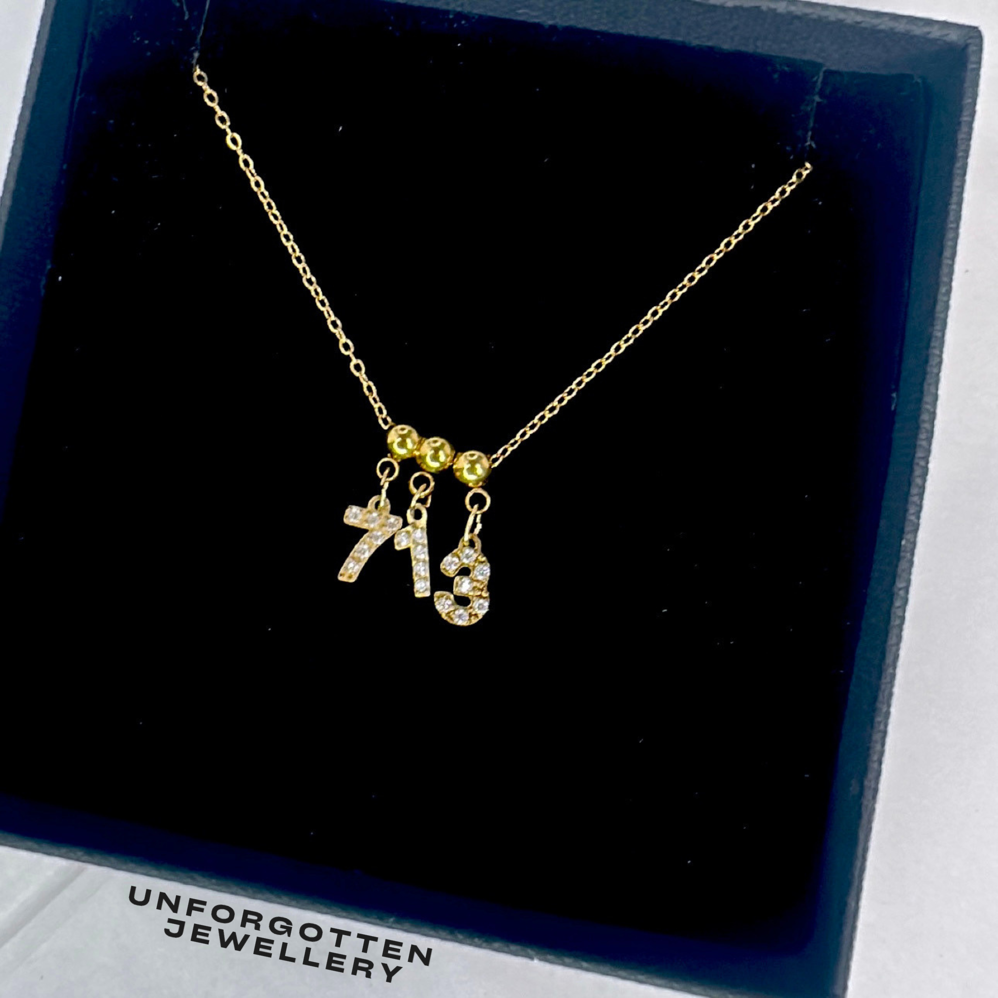 Personalised Number Necklace/Bracelet