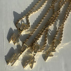 Rockstar Initial Necklace