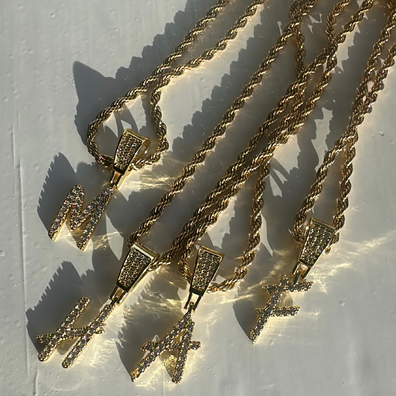 Rockstar Initial Necklace