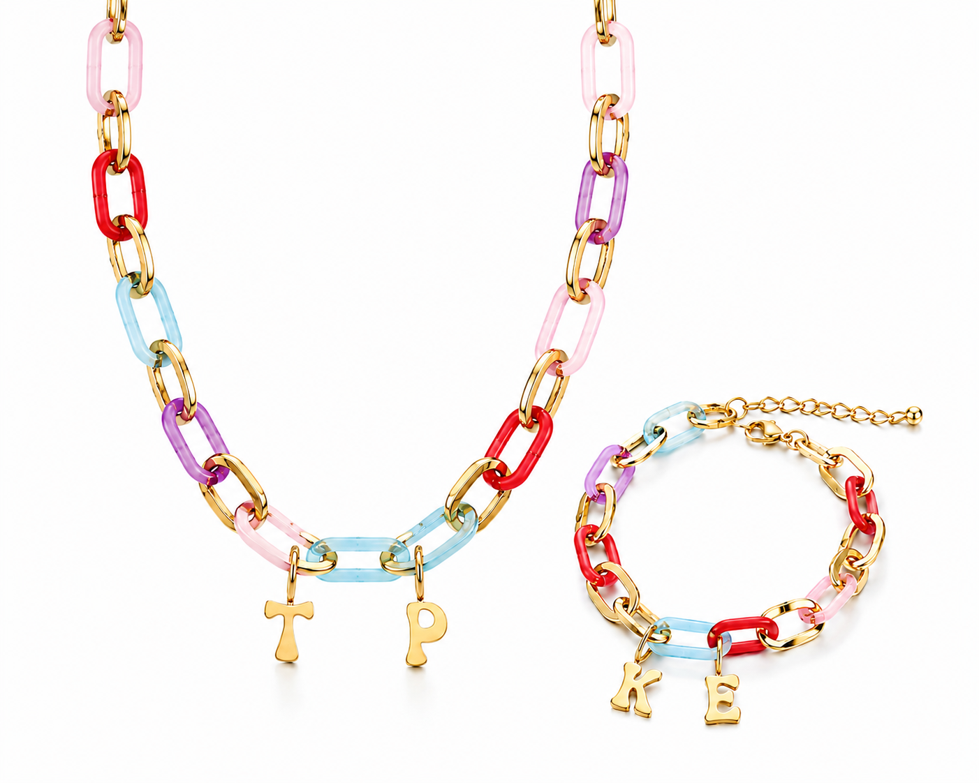 Colourpop Personalised Necklace or Bracelet