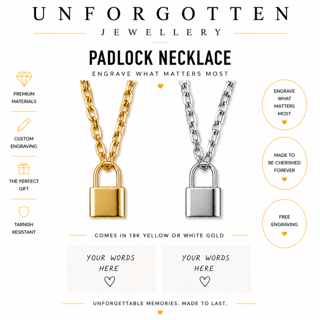 Engravable chunky padlock