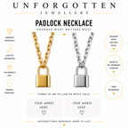 Engravable chunky padlock