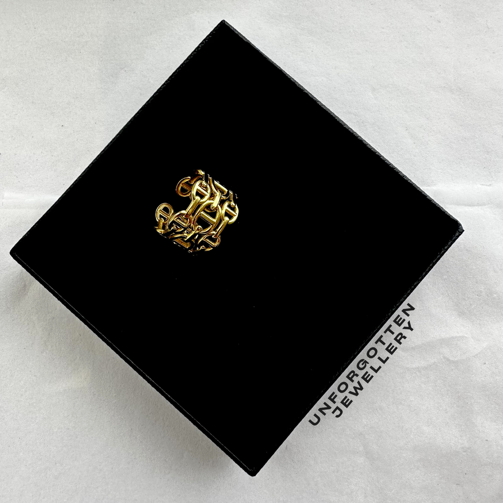 Thick link adjustable Ring