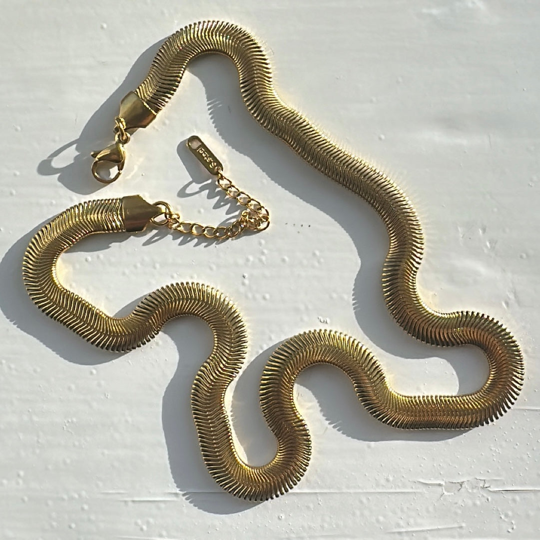 Snake Bone Necklace